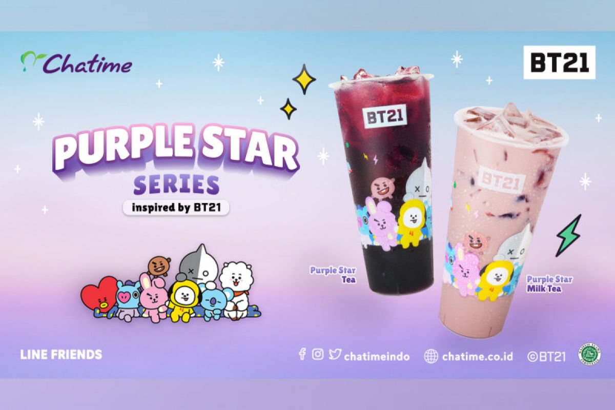 Chatime dan BT21 hadirkan 'Purple Star' Series untuk meriahkan akhir tahun