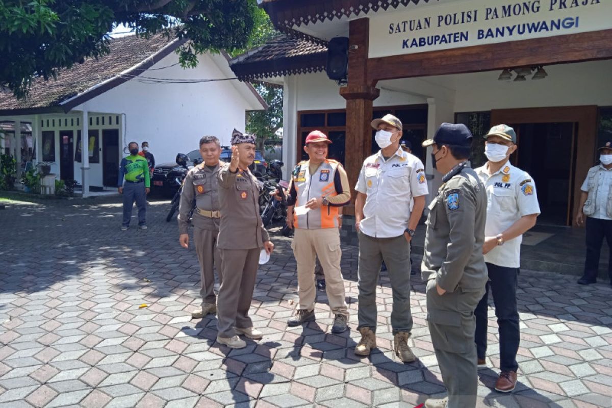Jelang Tahun Baru 2022, Satpol PP Bali-Jatim lakukan pengawasan bersama