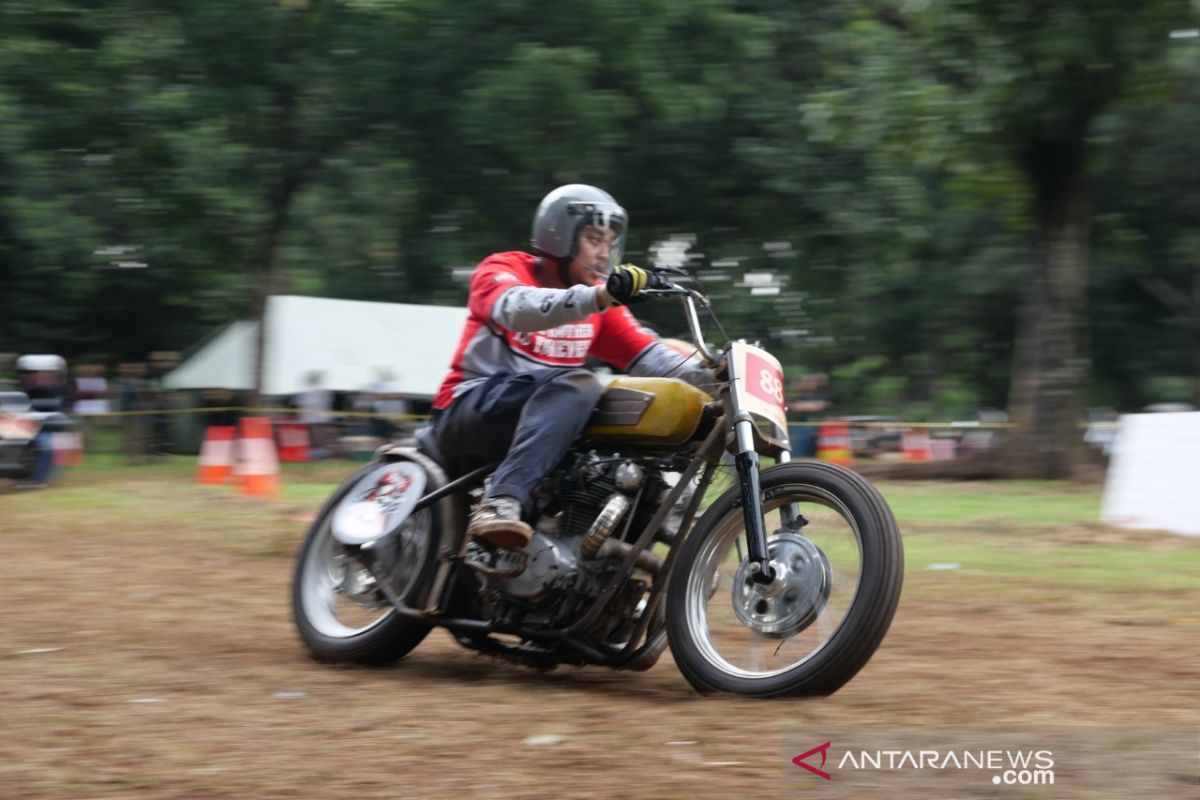BBMC Indonesia buktikan motor klasik bisa ngebut di lintasan off-road