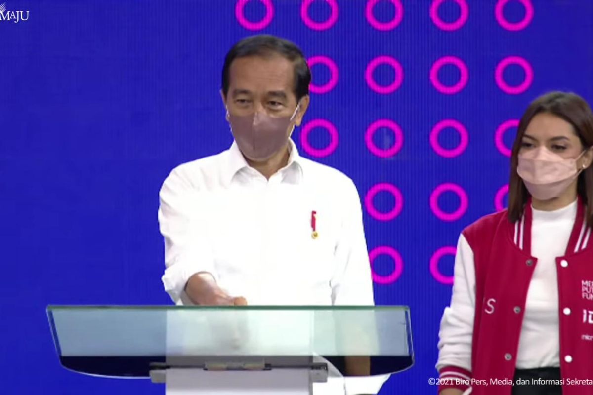Presiden Jokowi harap anak muda punya keahlian dan pola pikir digital