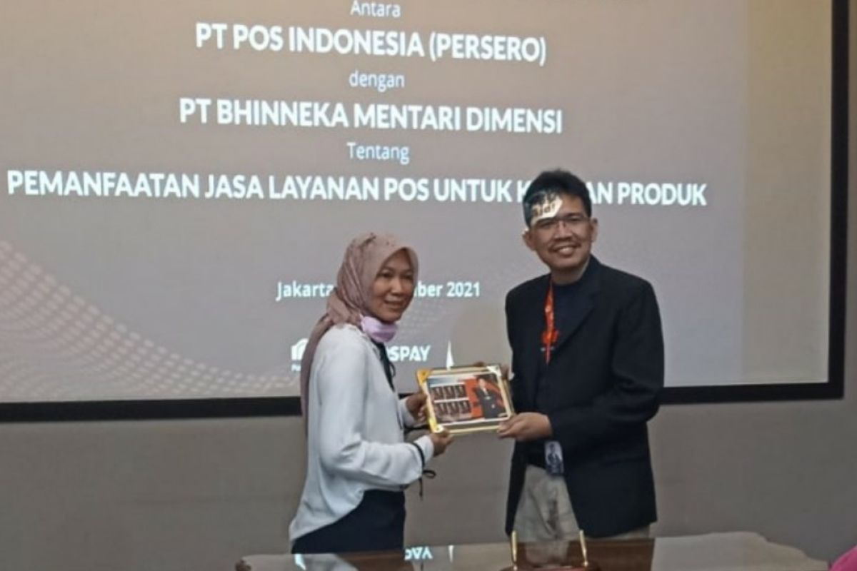 Pos Indonesia jalin kerja sama dengan Bhinneka