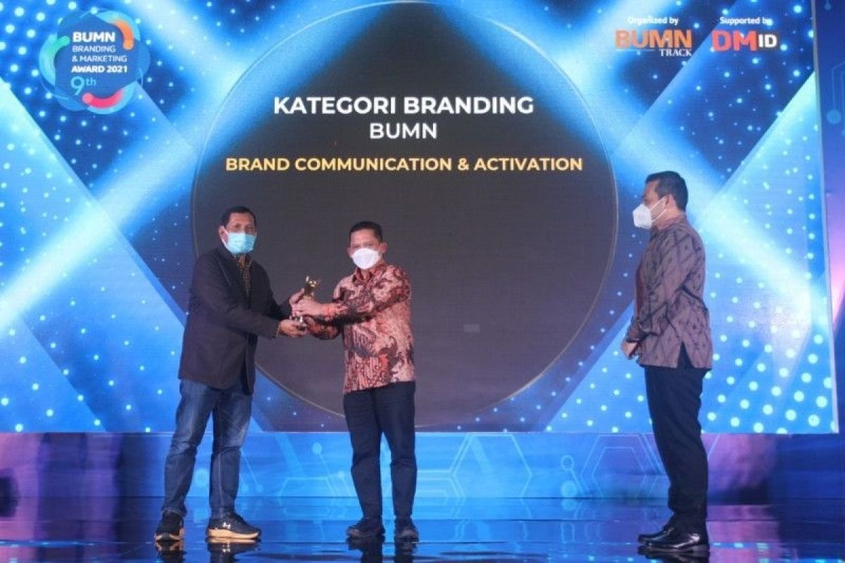 Pelni berhasil raih penghargaan BUMN Branding and Marketing Award 2021