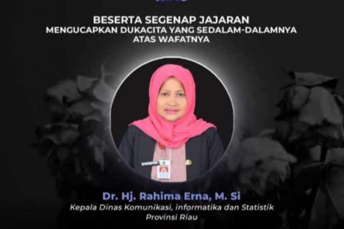 Kadis Kominfotik tutup usia, Ketua DPRD Riau kenang Rahima perempuan berprestasi
