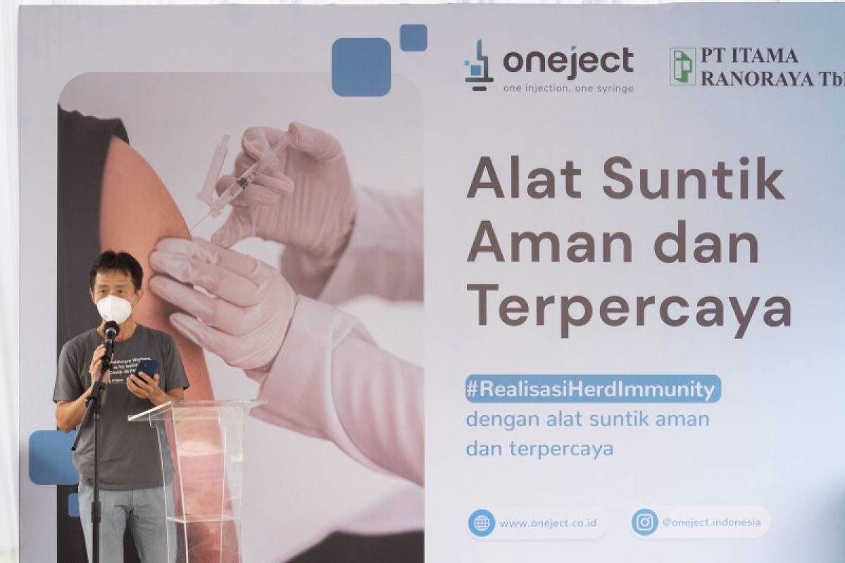 Oneject dan Pemkot Bandung awali vaksinasi anak usia 6-11 tahun