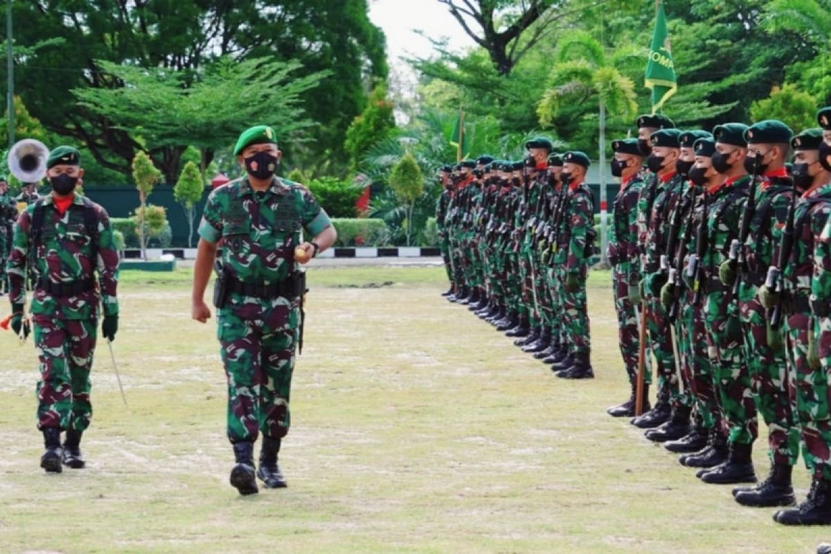 Danrem 102/Pjg tekankan jajarannya tingkatkan sinergitas TNI-Polri