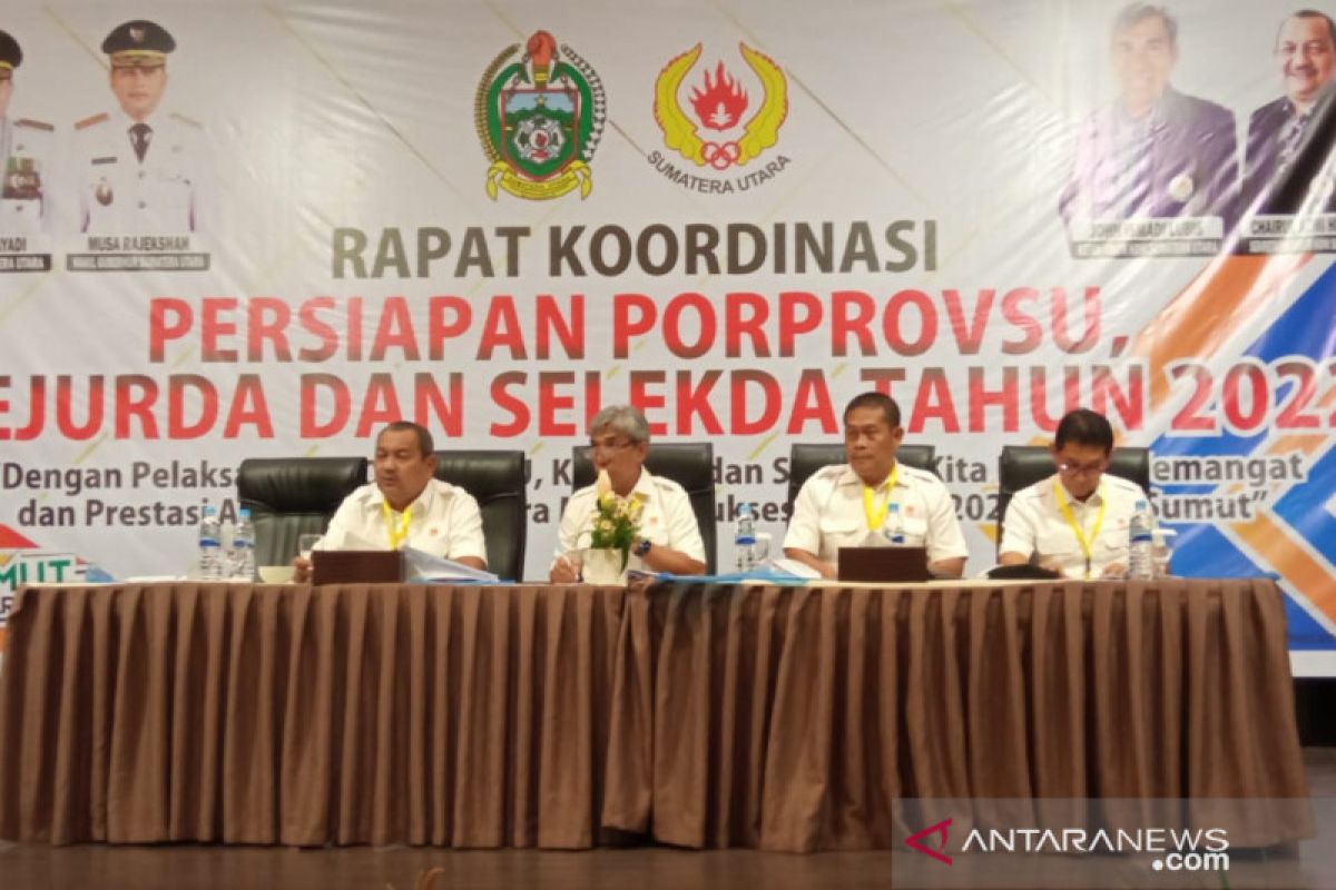 Porprov Sumut 2022  pertandingkan 17 cabang olahraga