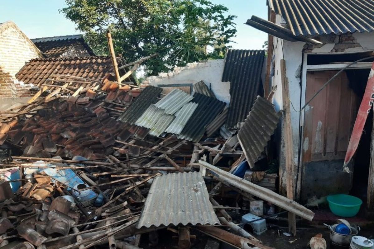 Belasan rumah warga di Jember rusak akibat diguncang gempa