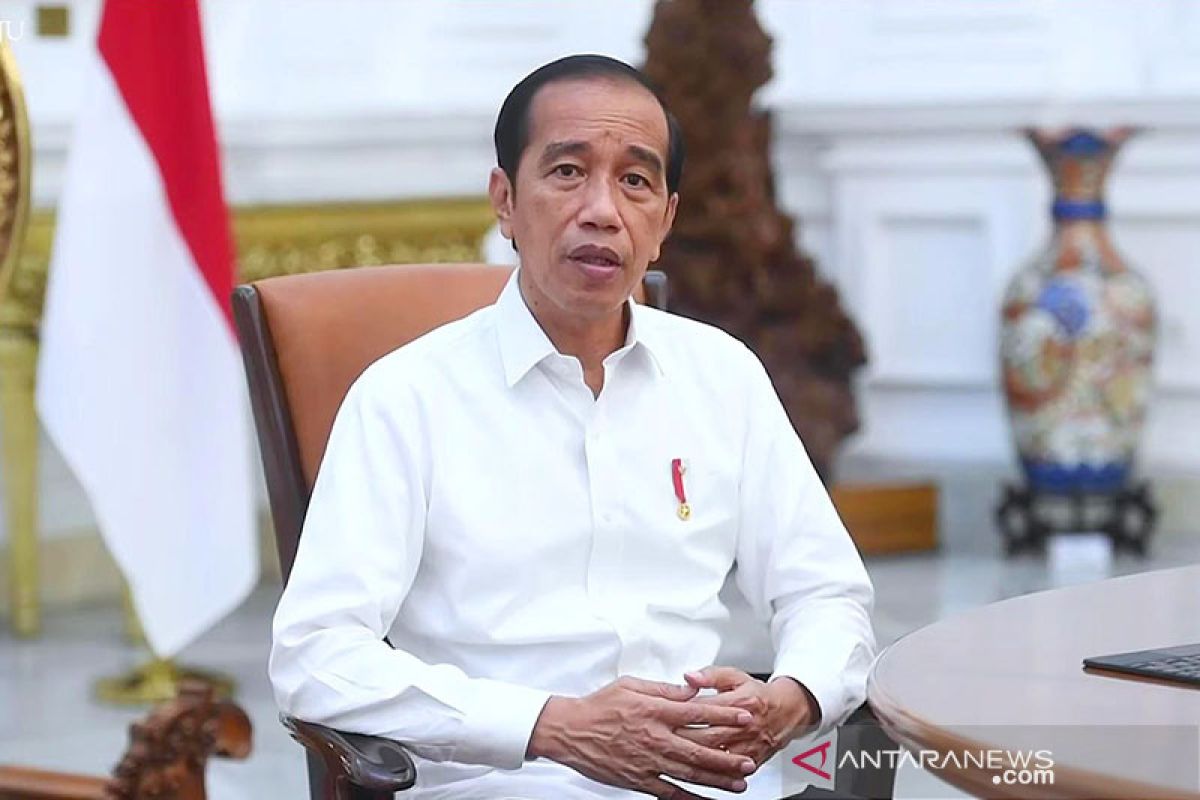 Presiden Jokowi minta percepatan vaksinasi COVID-19 di daerah