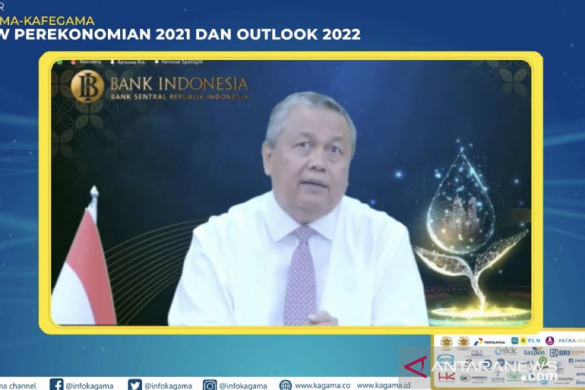 Gubernur BI paparkan  kebijakan 2022 dukung pesatnya keuangan digital