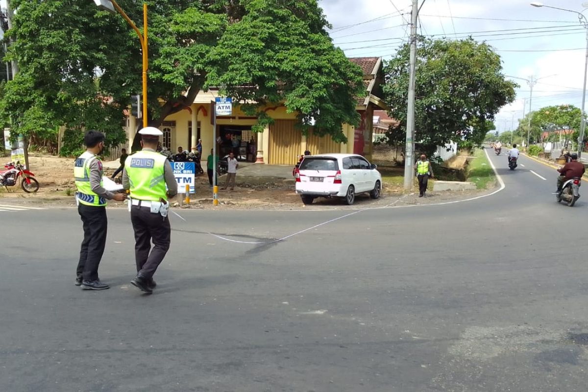 Kondisi Sekda Lampung Timur dalam kondisi baik pasca mobilnya kecelakaan