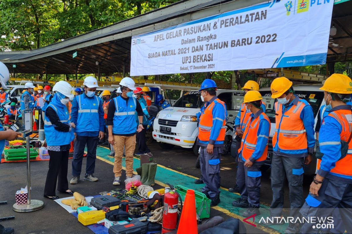 PLN Bekasi siagakan 294 personel jaga pasokan listrik saat Natal dan Tahun Baru