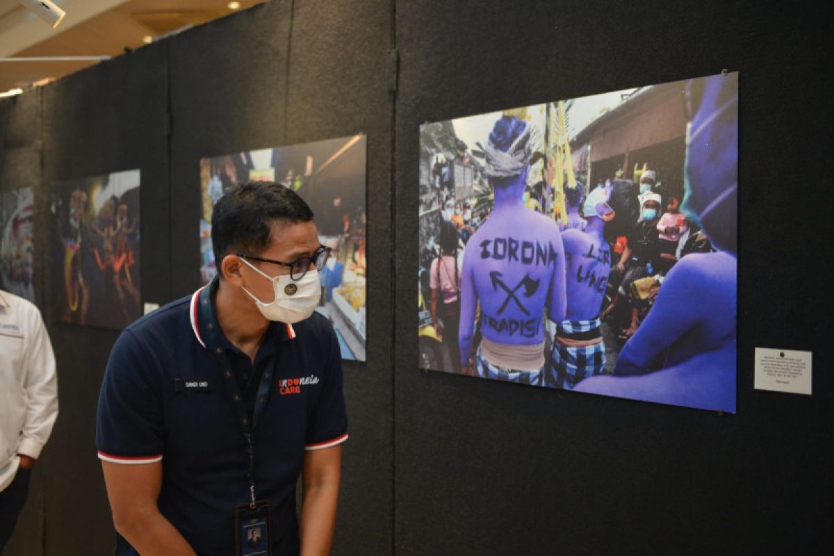 Sandiaga apresiasi pameran Rwa Bhineda sebagai bagian ekonomi kreatif