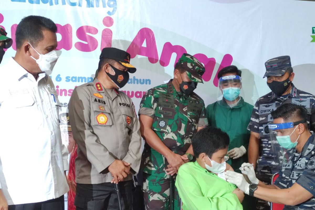 Riau Islands aims to finish vaccinating children by Jan-end