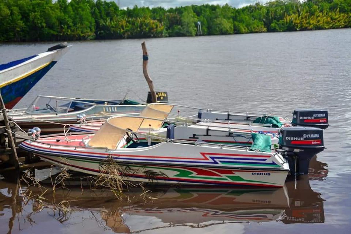 Pemkab Ketapang serahkan bantuan speedboat ke dua desa