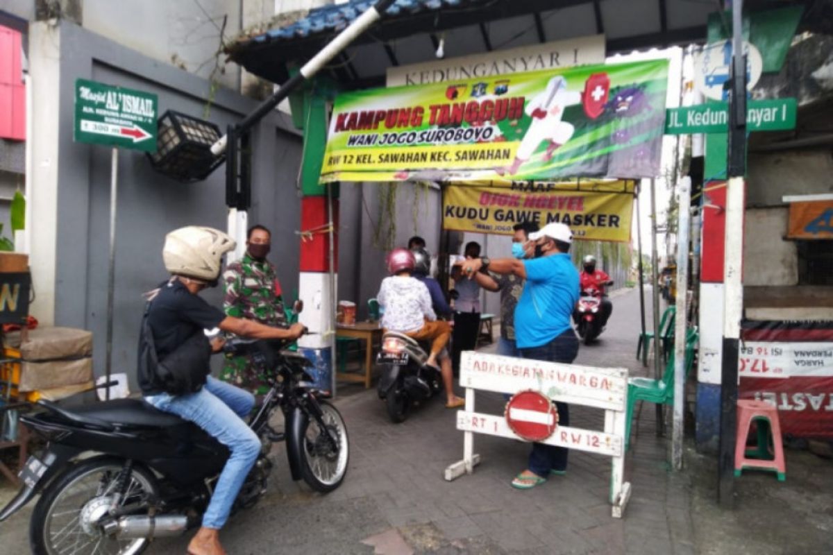 Kampung Tangguh di Surabaya diaktifkan kembali cegah varian Omicron