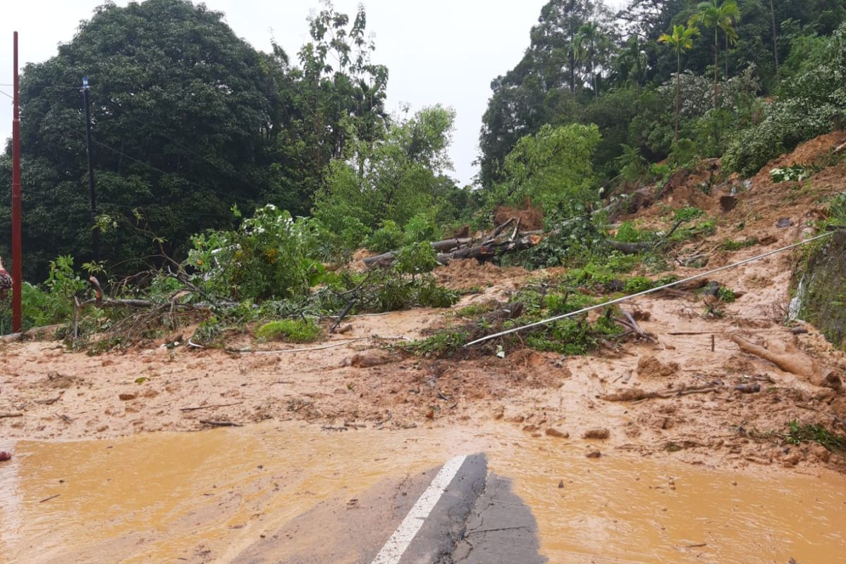 Longsor Pesisir Selatan lumpuhkan akses jalan nasional