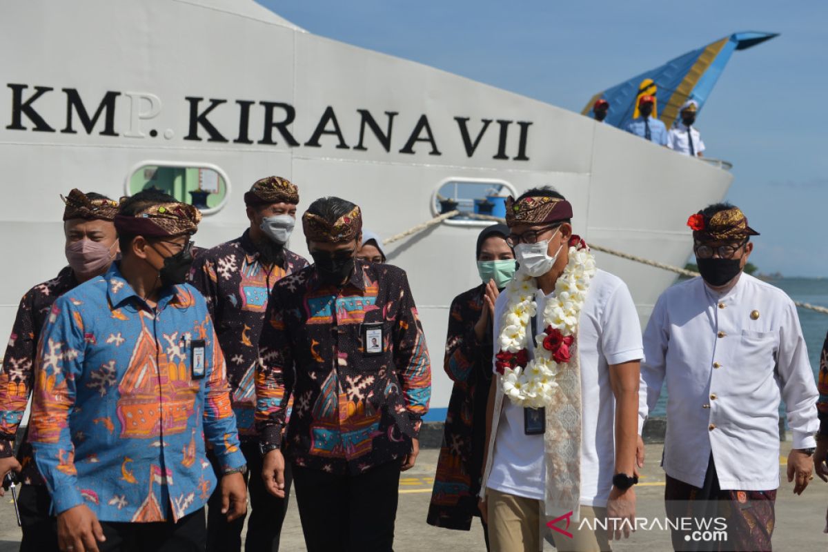 Menparekraf: KM Kirana VII layani pelabuhan Surabaya-Bali-Lombok