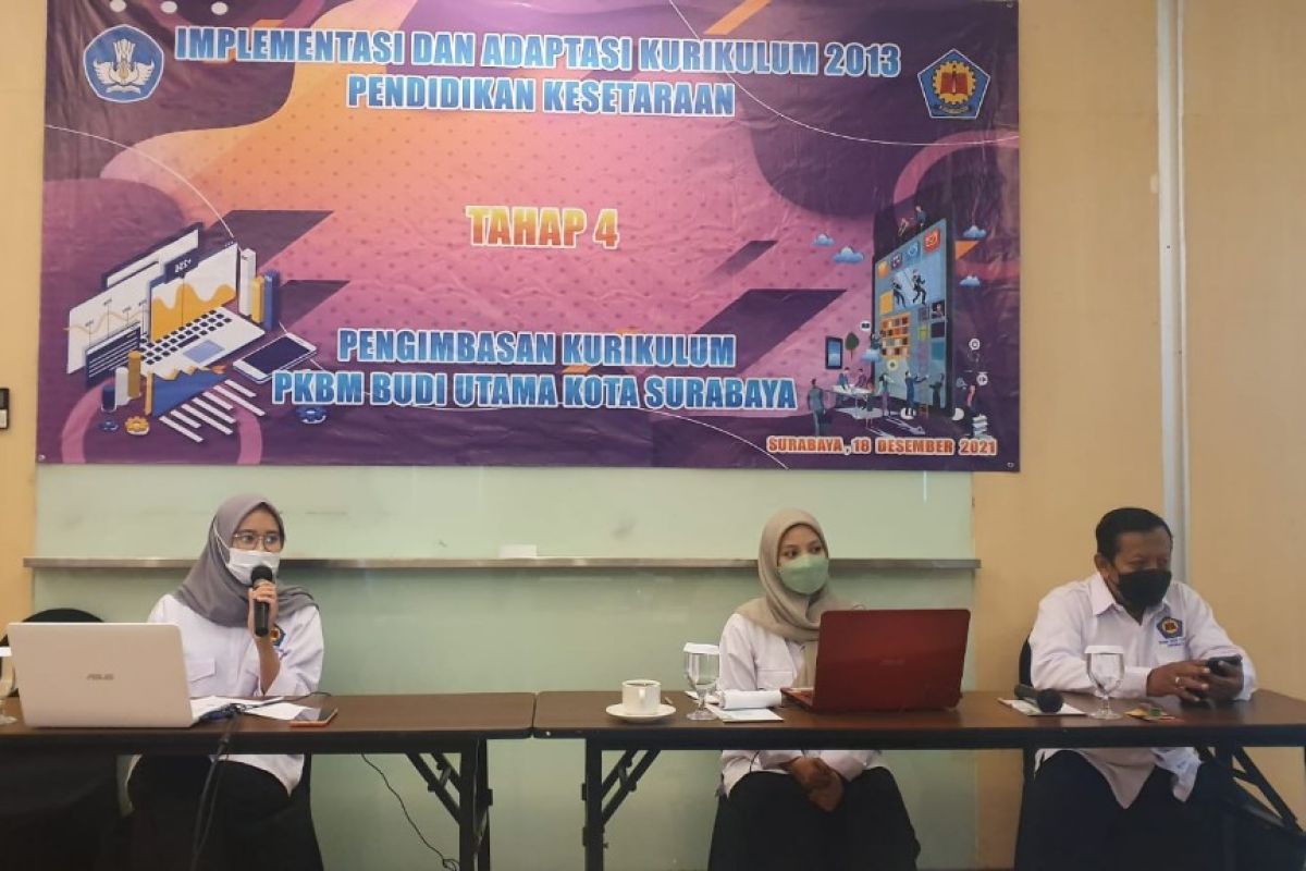 PKBM Budi Utama gelar pengimbasan kurikulum K13 kesetaraan di Surabaya