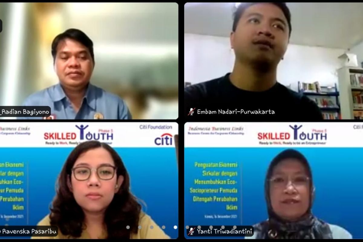 Peduli kaum muda dan perubahan iklim, Citi Indonesia-IBL gelar webinar Skilled Youth V 2021