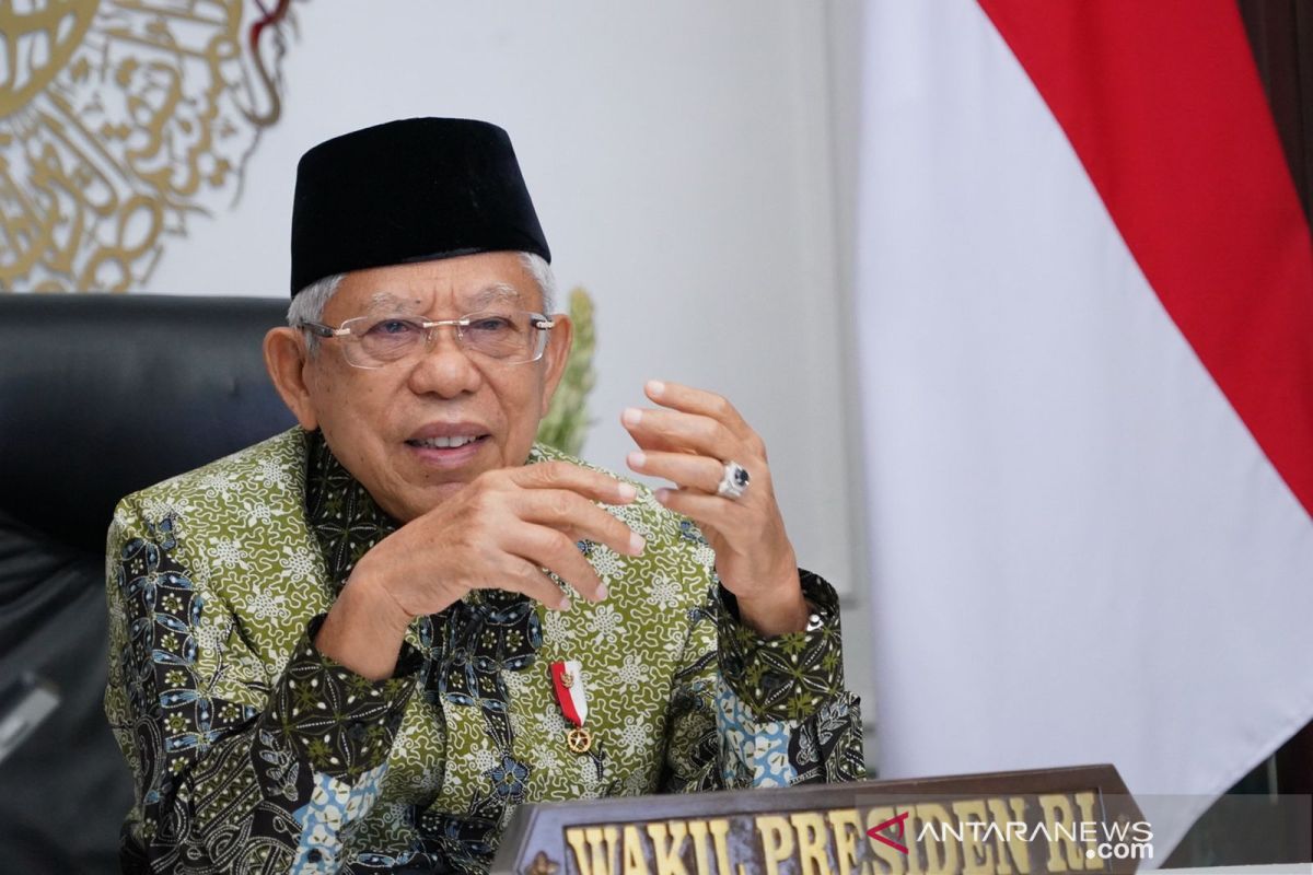 Wapres Ma'ruf Amin ucapkan Natal dengan pakaian Sinterklas hoaks