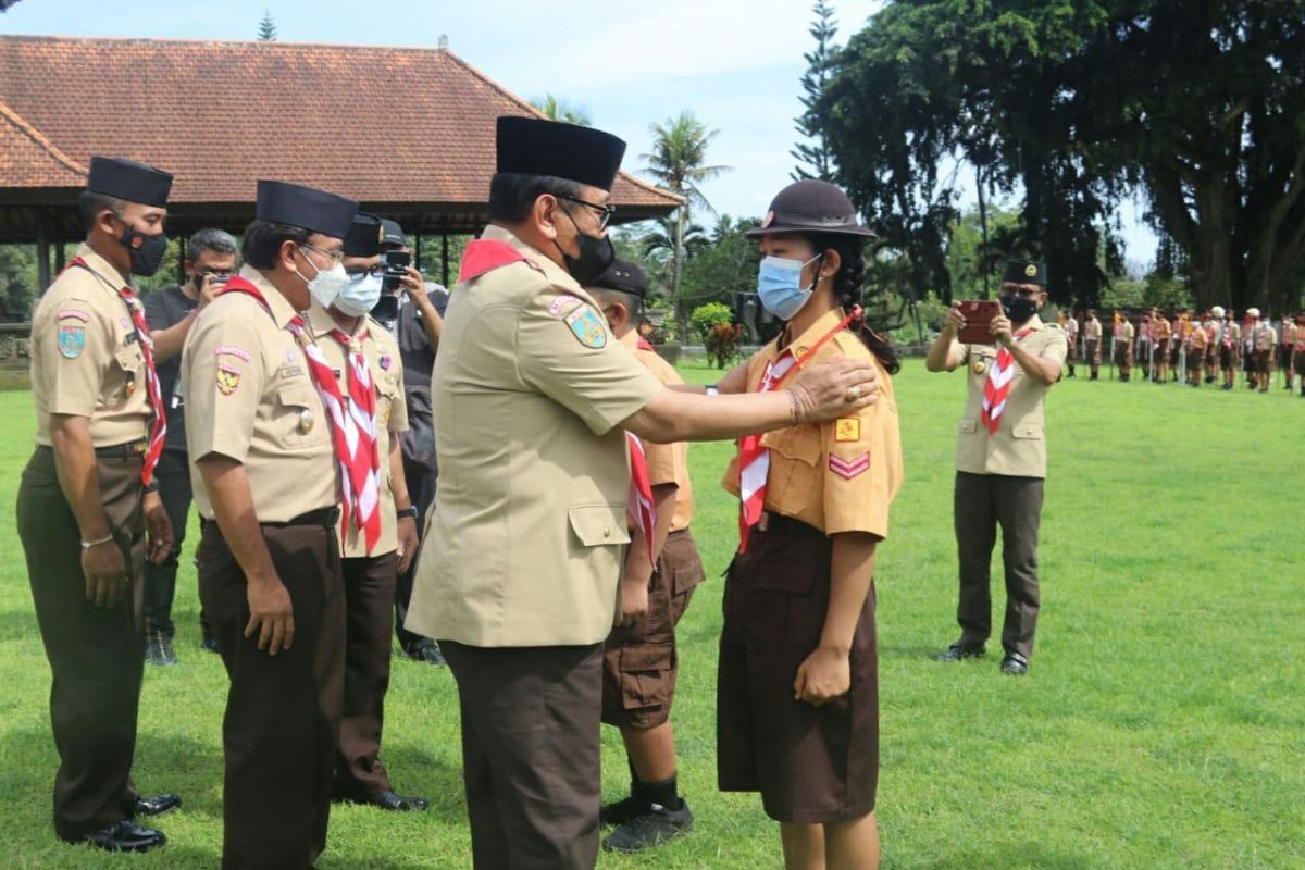 Wagub Bali buka Jambore Daerah 2021 Gerakan Pramuka di Tabanan