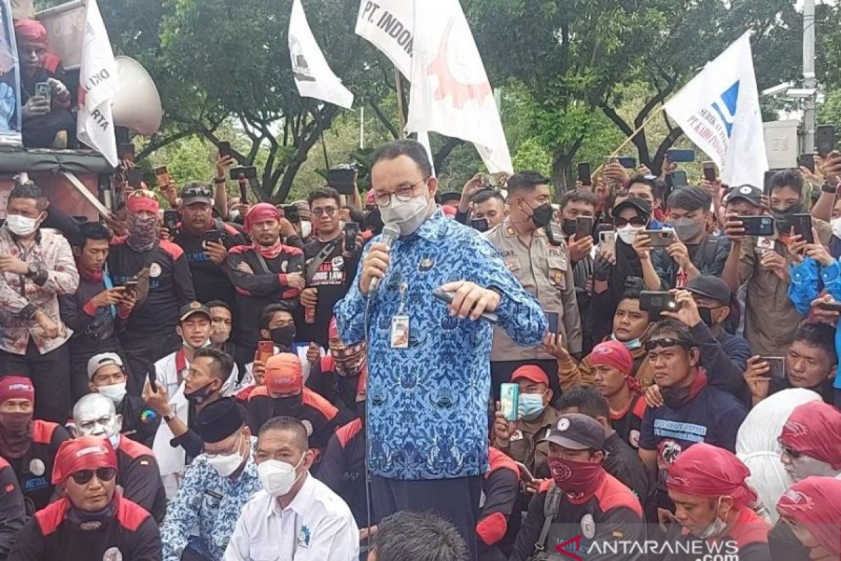 Anies nilai revisi kenaikan UMP 5,1 persen beri keadilan bagi buruh