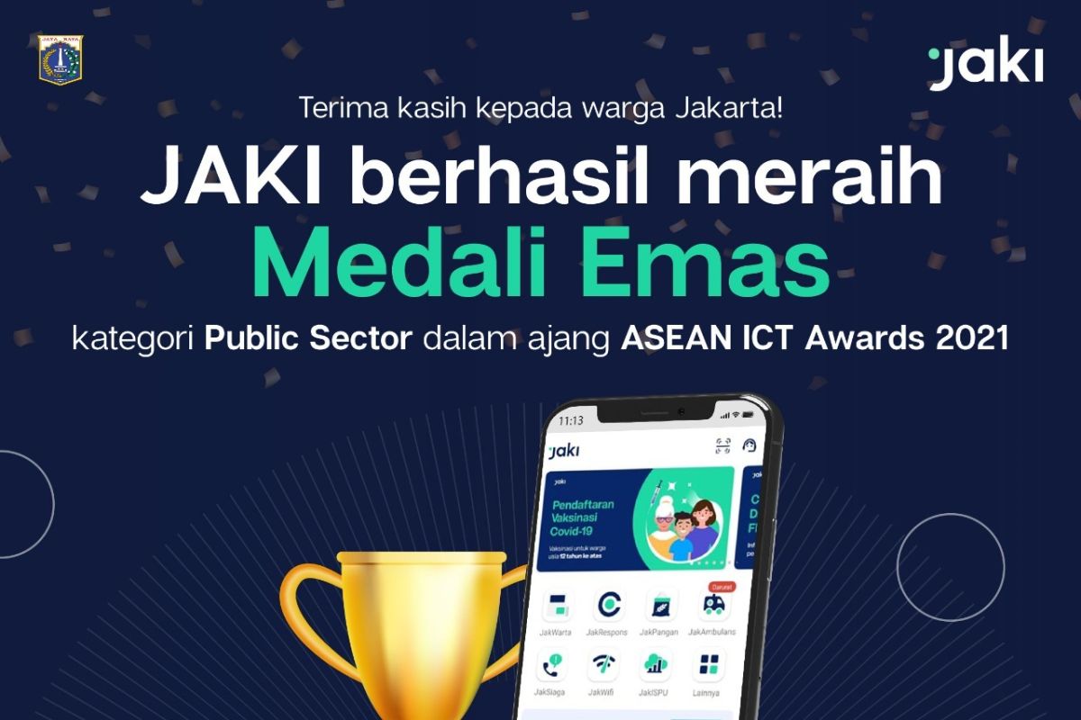 Aplikasi JaKi raih medali emas dalam kompetisi inovasi di ASEAN