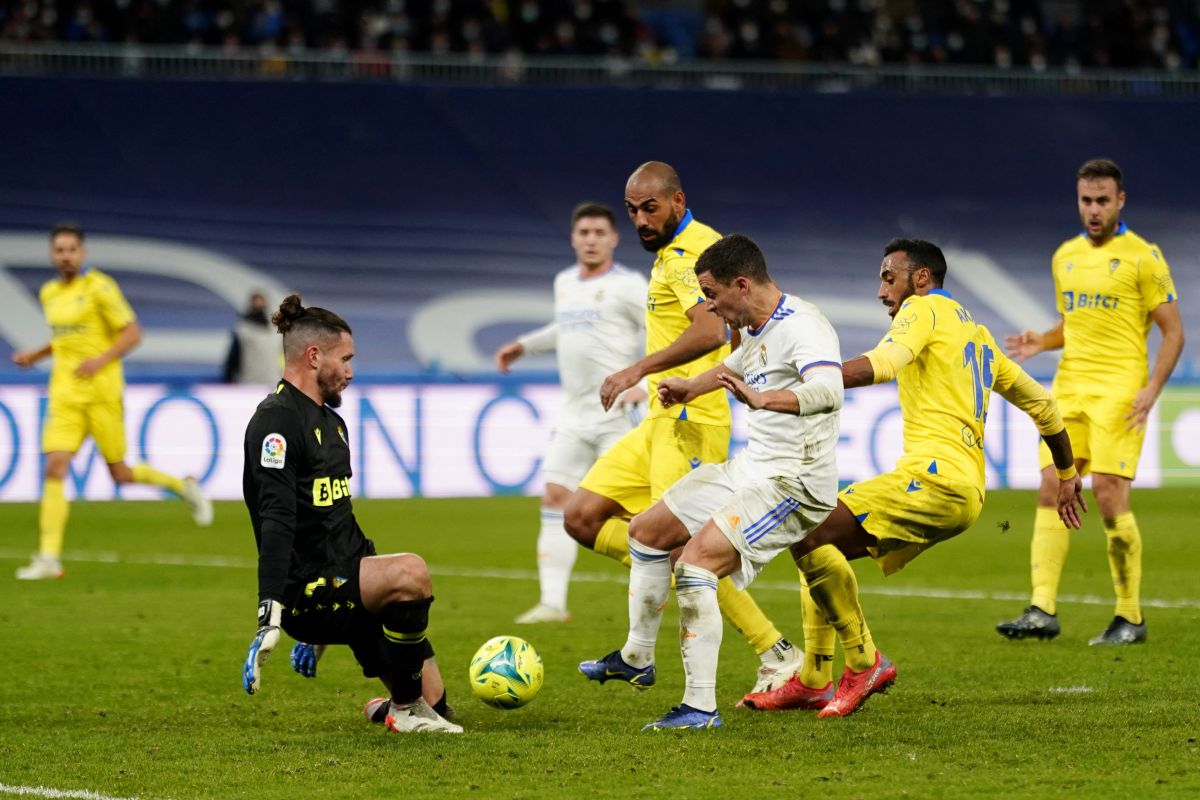 Cadiz tahan imbang Real Madrid