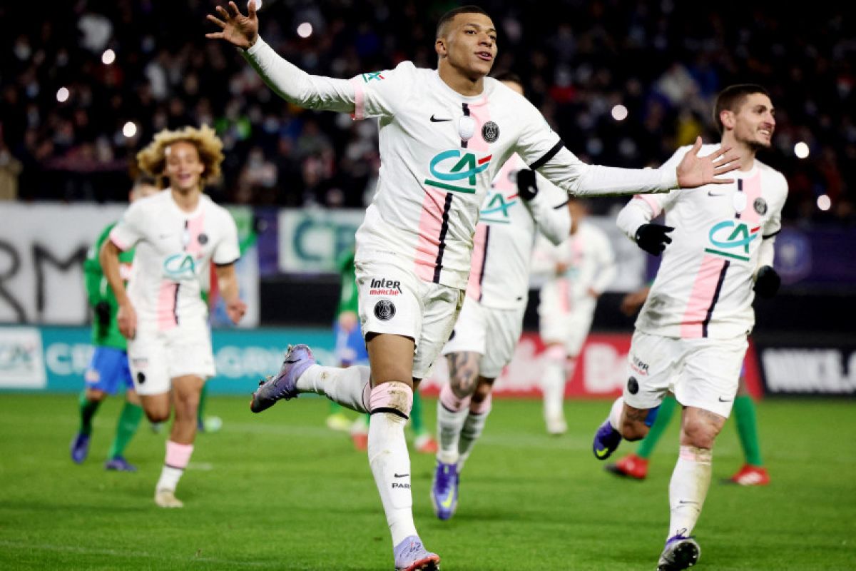 PSG lewati tim amatir ke 32 besar Piala Prancis