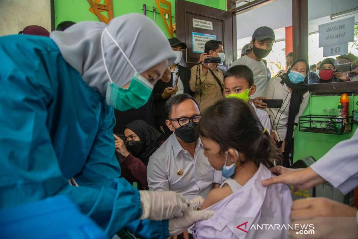 Pemkot Bogor gandeng TNI-Polri kejar terget vaksinasi anak usia 6-11 tahun