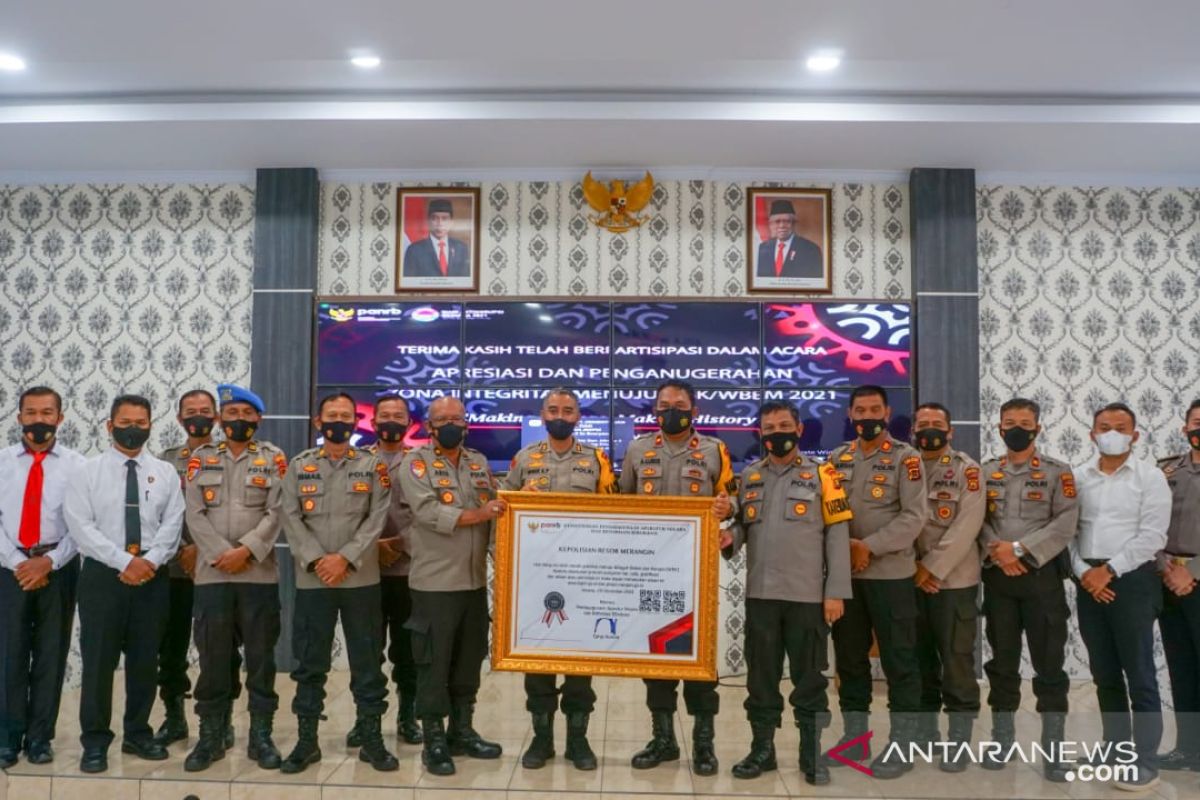 Polres Merangin meraih predikat zona integritas wilayah bebas korupsi