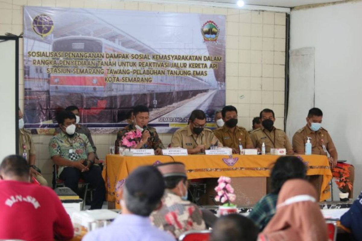 Pemprov Jateng sosialisasikan reaktivasi jalur KA Tawang-Tanjung Emas