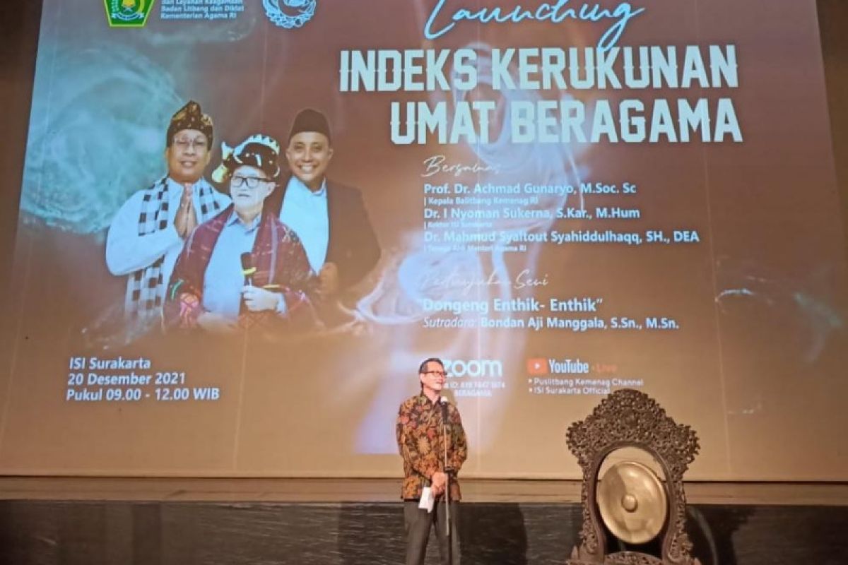 Kemenag merilis Indeks Kerukunan Umat Beragama 2021