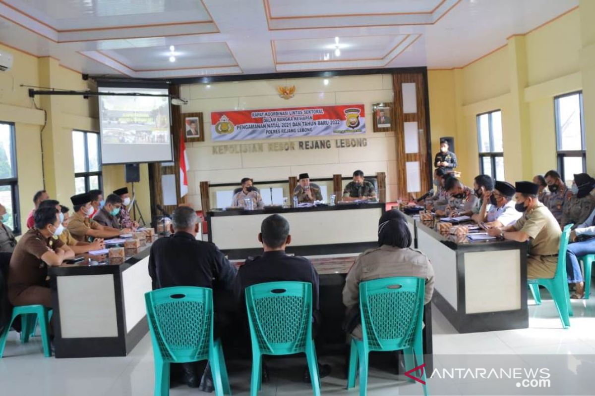 Polres: Pengamanan Natal di Rejang Lebong melibatkan 110 personel gabungan