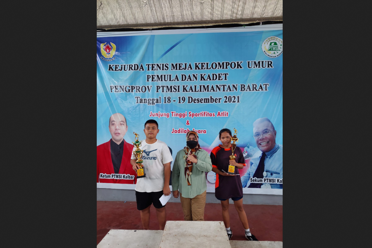 Kadet Putri asal Ketapang raih juara 1 Kejurda PTMSI Kalbar