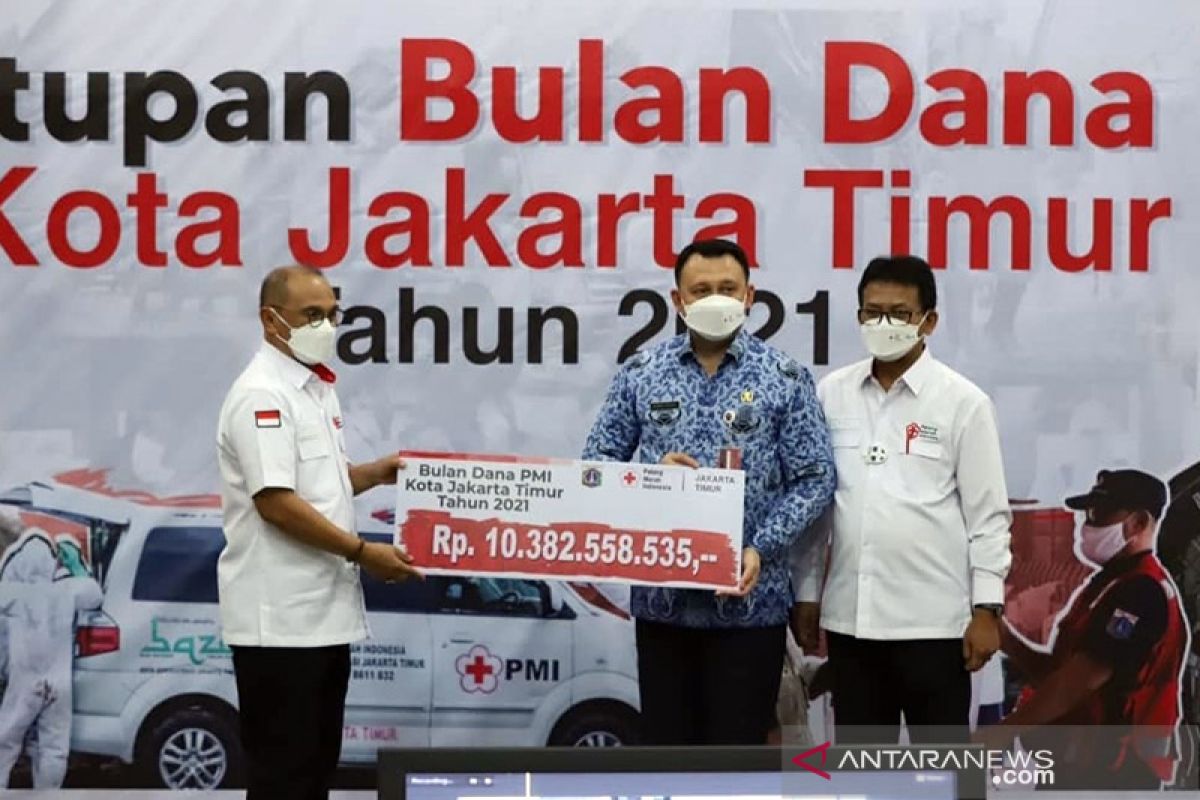 Bulan dana PMI, Pemkot Jakarta Timur berhasil kumpulkan Rp10 miliar