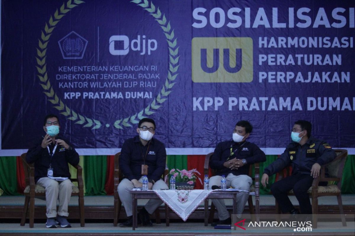 KPP Pratama Dumai sosialisasikan UU HPP ke instansi pemerintah dan pebisnis