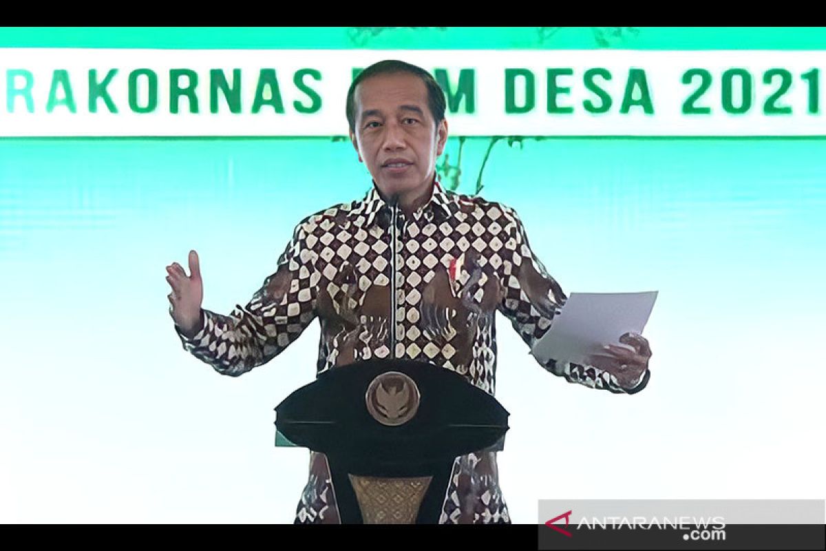 Presiden Jokowi minta BUM Desa bantu tumbuhkan usaha rakyat