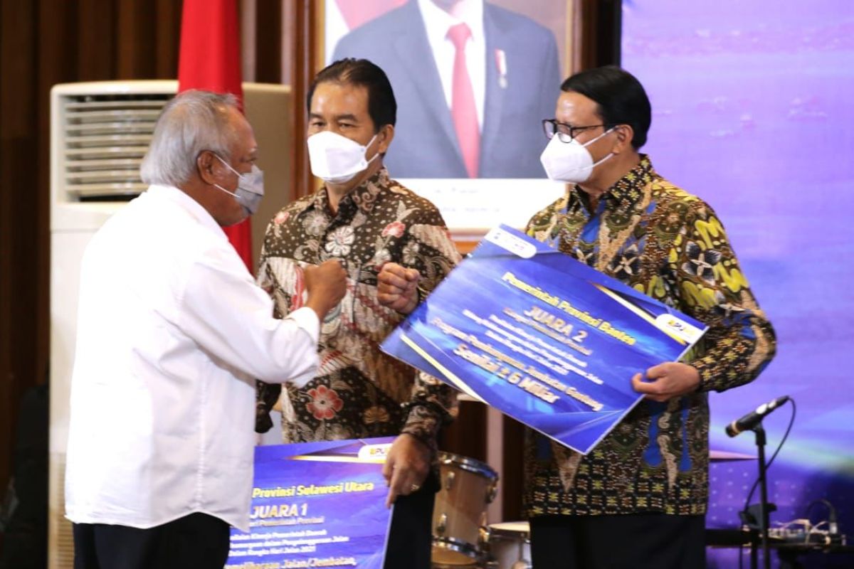 Pemprov Banten juara 2 penilaian kinerja kebinamargaan Kementerian PUPR