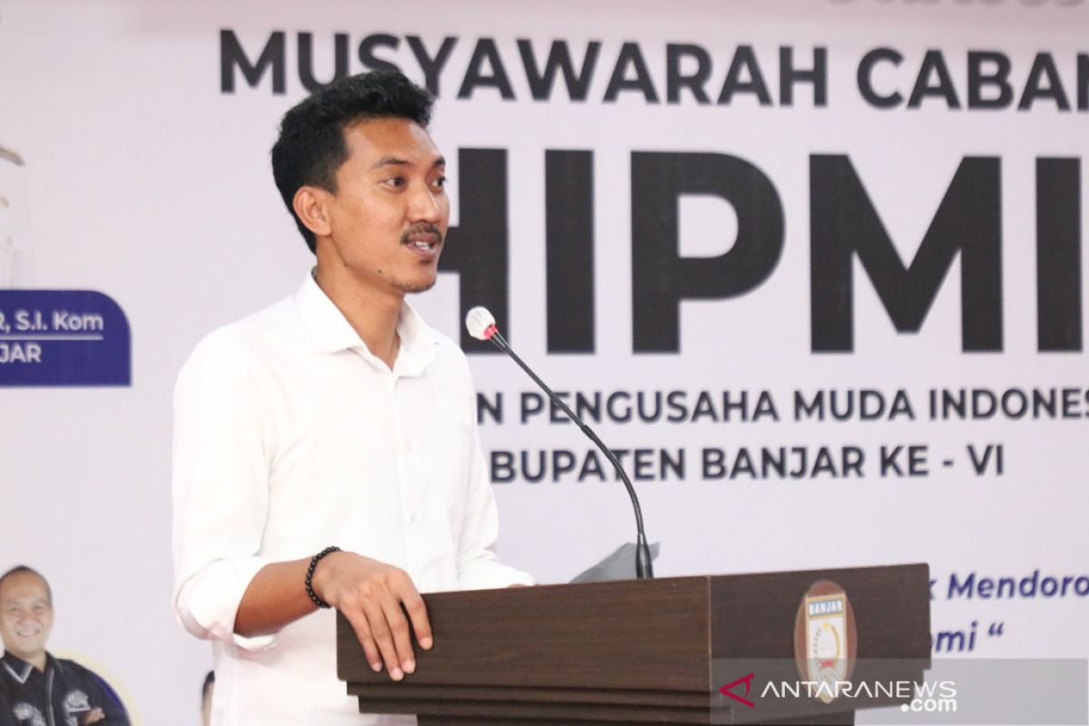 Bupati minta HIPMI kreatif dan penuh inovasi