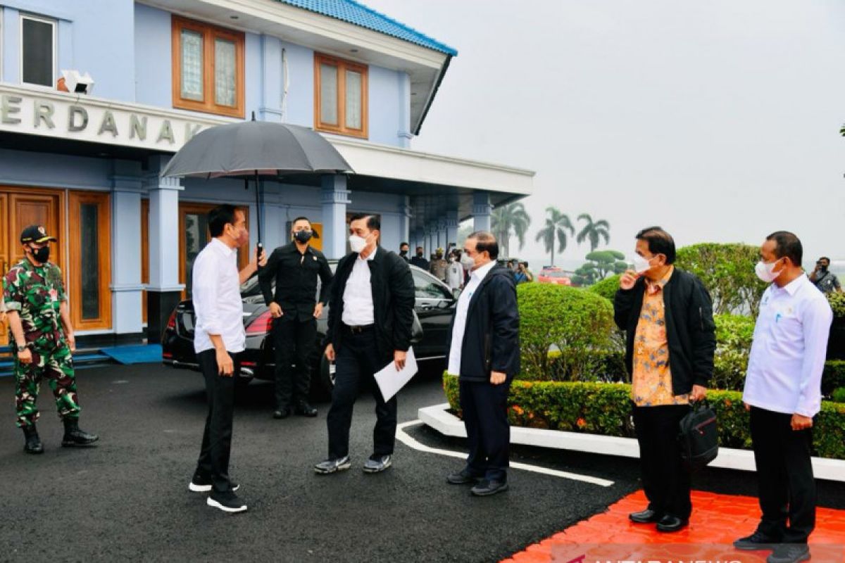 Presiden Jokowi lakukan kunjungan kerja ke wilayah Kalimantan Utara