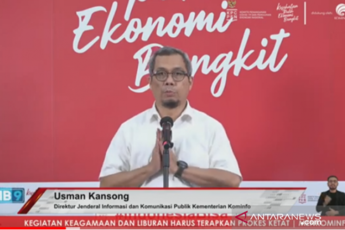 Kominfo luncurkan buku saku tanya jawab Tahun Baru 2022 saat pandemi