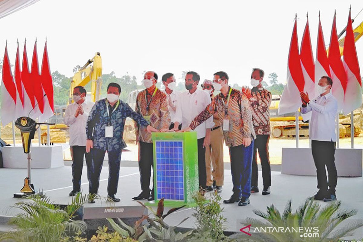 Presiden Jokowi mulai pembangunan kawasan industri hijau Kaltara