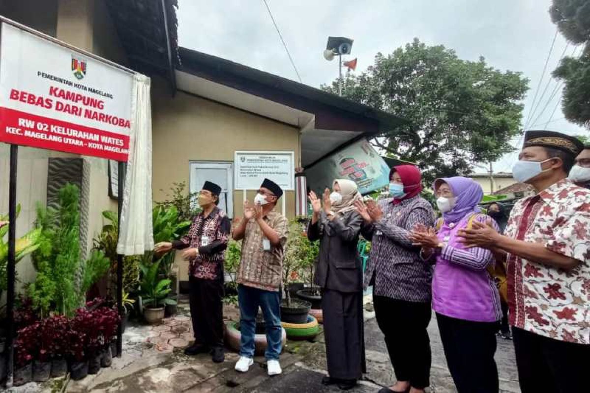 Wali Kota Magelang canangkan Wates sebagai Kampung Bebas Narkoba