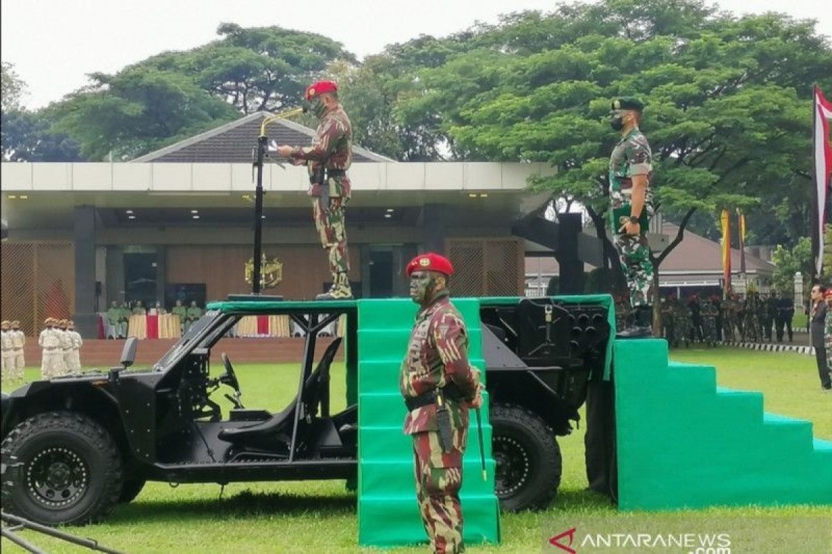 Kasad Jenderal TNI Dudung Abdurachman ingatkan prajurit Kopassus tingkatkan kemampuan tempur