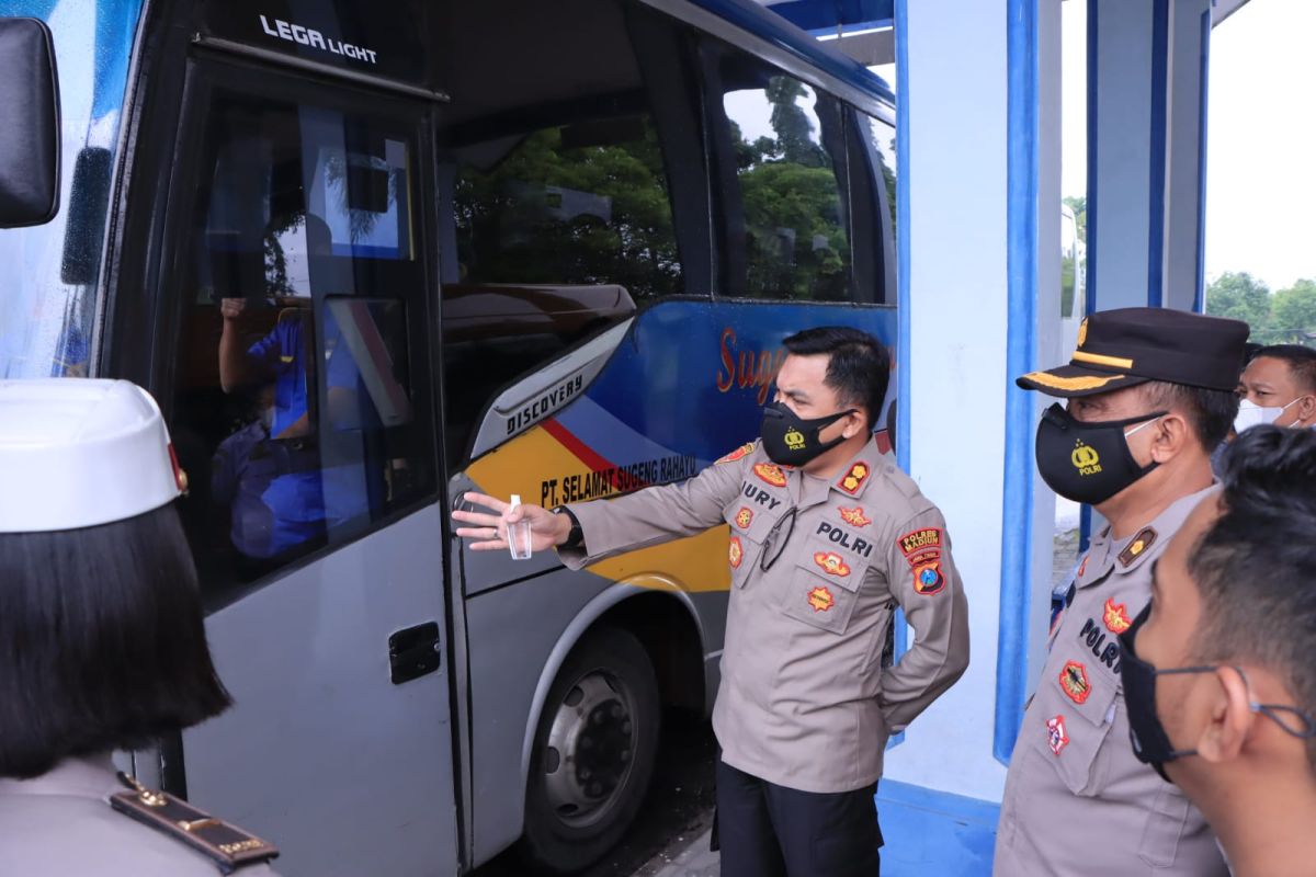 Menjelang Natal dan tahun baru, Polres Madiun cek fasum transportasi