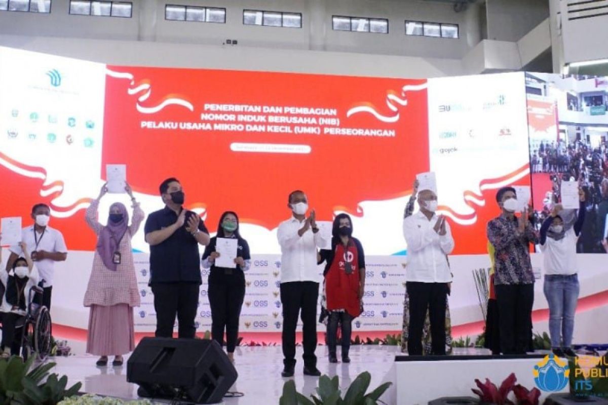 Tiga menteri dukung usaha mahasiswa ITS melalui NIB Sistem OSS