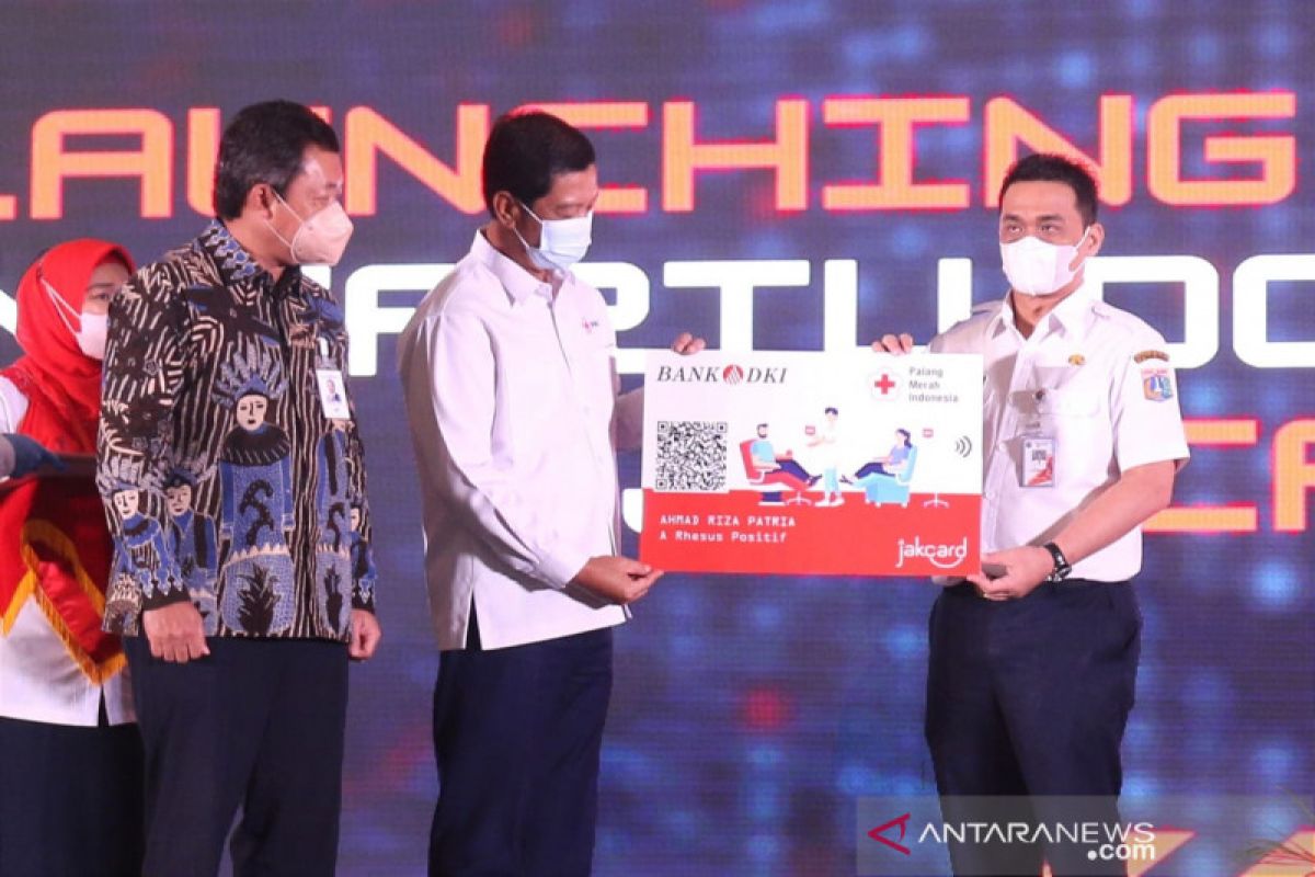 Bank DKI-PMI luncurkan kartu donor darah berbasis JakCard