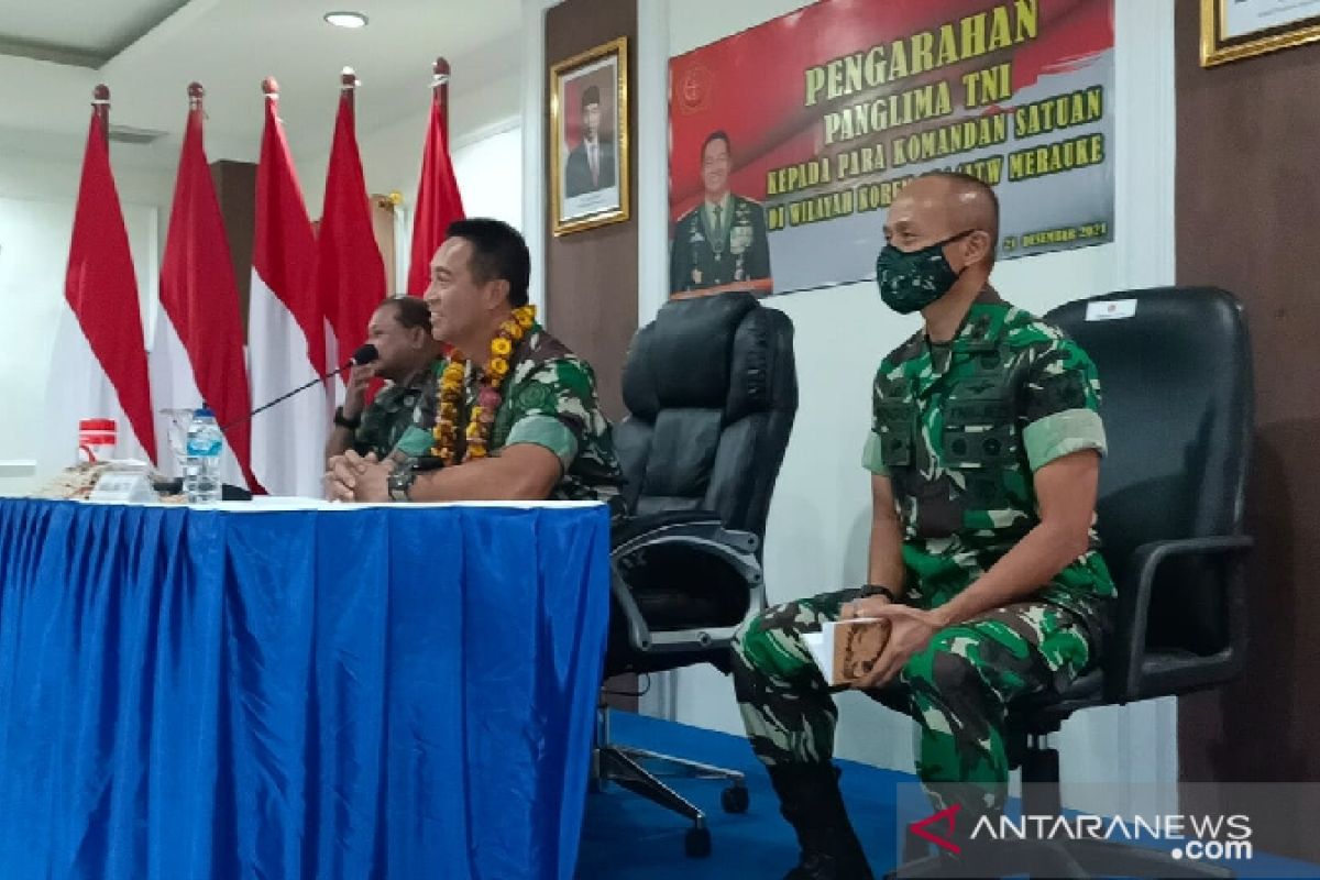 Pangdam XVII/Cenderawasih dampingi Panglima TNI kunjungan kerja di Merauke