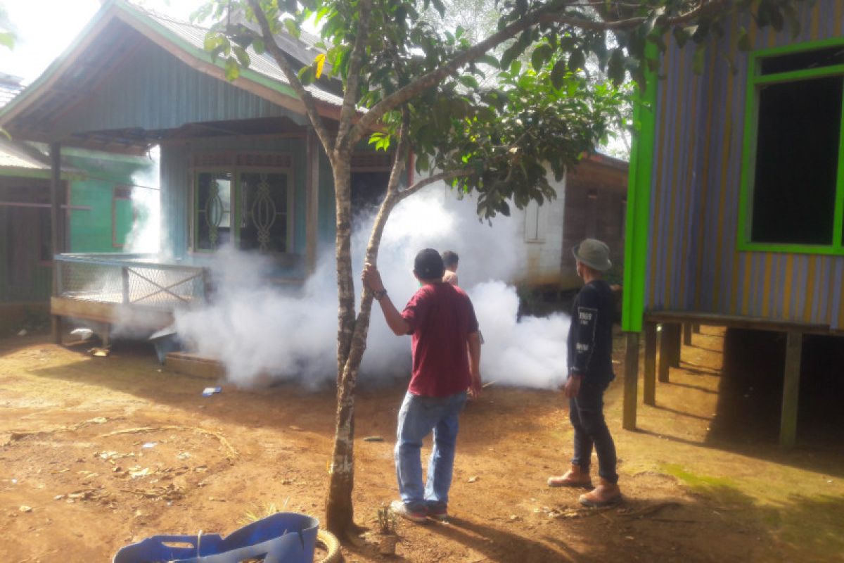 PT SIS jobsite MACO  - AMC bantu fogging di lima desa